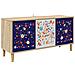 Mobile TV MAINZ 102 x 33 x 50 cm Sonoma Legno ingegnerizzato - Foto miniatura 1