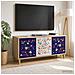 Mobile TV MAINZ 102 x 33 x 50 cm Sonoma Legno ingegnerizzato - Foto miniatura 3