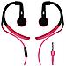 Auricolare Sport con Archetto Ergonomico + Microfono - Rosa - Foto miniatura 1