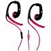 Auricolare Sport con Archetto Ergonomico + Microfono - Rosa - Foto miniatura 2