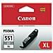 Originale Cli-551gy Xl Grigia 6447b001 Ip 7250 Mg5450 Mg6350 551xl Capacita' 11ml - Foto miniatura 1