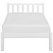 Letto A Doghe In Legno Colore Bianco 90 X 200 Cm Florac - Foto miniatura 6