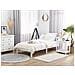 Letto A Doghe In Legno Colore Bianco 90 X 200 Cm Florac - Foto miniatura 4