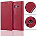 Custodia Compatibile Con Samsung Galaxy J3 / J3 Duos 2016 In Rosso Mela - Coperchio Protettiva Con Chiusura Magnetica, Funzione Stand E Tasca Per Le Carte - Foto miniatura 3