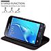 Custodia Compatibile Con Samsung Galaxy J3 / J3 Duos 2016 In Rosso Mela - Coperchio Protettiva Con Chiusura Magnetica, Funzione Stand E Tasca Per Le Carte - Foto miniatura 5