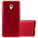 Custodia Compatibile Con Zte Blade V7 In Rosso Metallico - Coperchio Protettivo In Silicone Tpu Flessibile - Foto miniatura 1