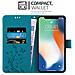 Cadorabo Custodia Compatibile Con Apple Iphone Xr In Blu Fiore - Coperchio Protettivo In Design Floreale Con Chiusura Magnetica, Funzione Stand E Slot Per Carte - Foto miniatura 6