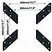 Adattatore Universale Per Supporto Vesa Da 200x200 A 400x400 Nero - Foto miniatura 3