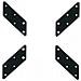 Adattatore Universale Per Supporto Vesa Da 200x200 A 400x400 Nero - Foto miniatura 1