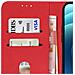 Custodia Iphone 12 / 12 Pro Portadocumenti Funzione Supporto Rosso - Foto miniatura 5
