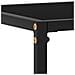 Tavolo Consolle Nero 80x35x75 Cm In Vetro Temperato - Foto miniatura 5