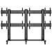 M Public 55" Portable flat panel floor stand Nero - Foto miniatura 2