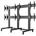 M Public 55" Portable flat panel floor stand Nero - Foto miniatura 5
