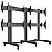 M Public 55" Portable flat panel floor stand Nero - Foto miniatura 1