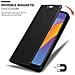 Custodia Compatibile Con Honor 8a 2020 In Nero Di Notte - Coperchio Protettiva Con Chiusura Magnetica, Funzione Stand E Tasca Per Le Carte - Foto miniatura 7