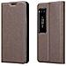 Cadorabo Custodia Compatibile Con Meizu Pro 7 In Bruno Caffè - Coperchio Protettiva Con Chiusura Magnetica, Funzione Stand E Tasca Per Le Carte - Foto miniatura 8