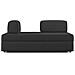 Liberty Divano Con Schienali Movibili T02 Nero - Foto miniatura 3