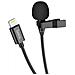 Originale Microfono L14 Connettore Lightning Con Clip High Quality Capsula Black - Foto miniatura 2