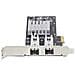 Scheda di Rete SFP GbE a 2 Porte, PCIe 2.1 x1, Intel I210-IS, Controller 1GbE, 1000BASE rame /fibra ottica, NIC Gigabit Ethernet a due porte, backplane desktop /server - Windows e Linux - Foto miniatura 3