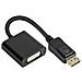 Alcasa Dp-ad10 Cavo E Adattatore Video 0,2 M Displayport Dvi-i Nero - Foto miniatura 1