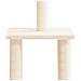 Albero Per Gatti Con Tiragraffi In Sisal Crema 85,5 Cm - Foto miniatura 3
