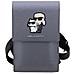 Borsa Porta Pc Saffiano Karl E Choupette Nft, Grigio - Foto miniatura 2