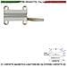 Contatto Magnetico A Mattoncino Da Esterno 1 Pezzo Per Allarme Porte Infissi Contatto Reed Nc Sottovuoto Sensibilità M - Foto miniatura 1