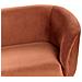Divano 2 Posti Loen Velluto Arancione - Foto miniatura 13
