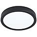 Plafoniera Moderna Fueva 5 Acciaio Nero Led Integrato 17w 4000k Ip20 - Foto miniatura 1