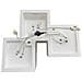 Lampadario Da Soffitto 3 Cubi In Gesso Verniciabile Supporto Per Faretto Gu10 - Foto miniatura 4