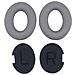 Cuscinetti Auricolari Di Ricambio Per Cuffie Bose Qc35, Qc25, Qc15 Black + Light Gray - Foto miniatura 1