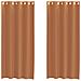 Tende In Voile Con Occhielli 2 Pz Terracotta - Foto miniatura 2