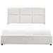 Letto Contenitore Tessuto Lagord 160 X 200 Cm Bianco Sporco - Foto miniatura 3