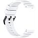 Cinturino Ufficiale Per Ticwatch Atlas 24mm, Silicone Bianco Stile Armatura, Compatibile Con Ticwatch Atlas /pro5 Enduro /itouch Air3 White - Foto miniatura 1
