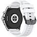 Cinturino Ufficiale Per Ticwatch Atlas 24mm, Silicone Bianco Stile Armatura, Compatibile Con Ticwatch Atlas /pro5 Enduro /itouch Air3 White - Foto miniatura 2
