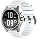 Cinturino Ufficiale Per Ticwatch Atlas 24mm, Silicone Bianco Stile Armatura, Compatibile Con Ticwatch Atlas /pro5 Enduro /itouch Air3 White - Foto miniatura 3