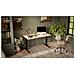 Scrivania con regolazione elettrica dell'altezza MOON LONG 150x80x72-120 nero /wotan - Foto miniatura 2