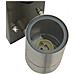 Lampade da parete esterne con sensore 2 pezzi argento acciaio inox IP44 - Foto miniatura 9