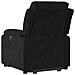 Poltrona Alzapersona Reclinabile Elettrica Nera in Velluto - Foto miniatura 5