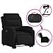 Poltrona Alzapersona Reclinabile Elettrica Nera in Velluto - Foto miniatura 6