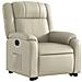 Poltrona Alzapersona Reclinabile Crema in Similpelle - Foto miniatura 4