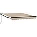 Tenda Retrattile Automatica Beige 350x250 cm, Tessuto di Sostituzione per Tenda  per Telaio 3,5x2,5 m Beige - Foto miniatura 1