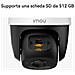 Cruiser Dual 2 Pro Telecamera da esterno, motorizzata, doppia ottica 4MP+4MP, visione notturna a colori, conversazione bidirezionale, rilevamento umano /veicolo AI, tracciamento intelligente, faretto e sirena, deterrenza attiva con luci rosse e blu, registrazione eventi continua su Micro SD fino a 512Gb - NVR o Cloud, Wi-Fi 6 a 2.4GHz, Certificazione GDPR. - Foto miniatura 2