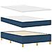 Letto a Molle e Materasso Blu 120x200 cm in Tessuto - Foto miniatura 7