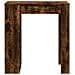 Tavolo Bar con Rastrelliera Rovere 95x47x103,5 cm Multistrato - Foto miniatura 4