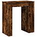 Tavolo Bar con Rastrelliera Rovere 95x47x103,5 cm Multistrato - Foto miniatura 6