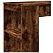 Tavolo Bar con Rastrelliera Rovere 95x47x103,5 cm Multistrato - Foto miniatura 7