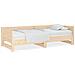 Lusso Casadino -  Dormeuse Estraibile In Legno Massello Di Pino 2x(80x200) Cm - Foto miniatura 1