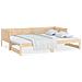 Lusso Casadino -  Dormeuse Estraibile In Legno Massello Di Pino 2x(80x200) Cm - Foto miniatura 5