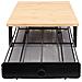 Porta Capsule Caffè Con Cassetto In Ferro Verniciato E Pannello In Bamboo, Compatibile Con Oasiswj, Capacità 40 Capsule Nespresso, Base Per Macchina Da Caffè, Design Moderno Nero - Foto miniatura 4